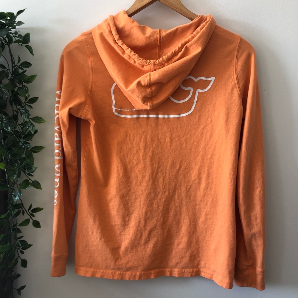 ❌SOLD❌ Vineyard Vines Orange Long Sleeve T-Shirt - Picture 3 of 5